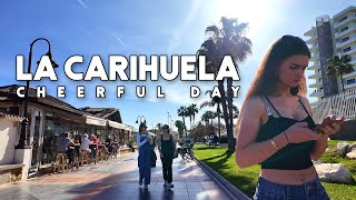 La Carihuela Torremolinos Spain Cheerful Day March 2024 Update  Málaga 4K [upl. by Terchie863]