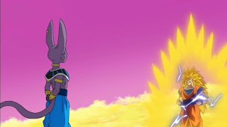 Goku vs Beerus l Goku meets Beerus for the first time  Part 1 [upl. by Akimik]