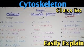 Cytoskeleton And Its Types  Microtubules  Class 11 Biology [upl. by Swane]