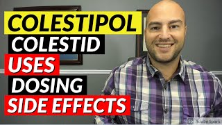 Colestipol Colestid  Uses Dosing Side Effects  Pharmacist Review [upl. by Russel]