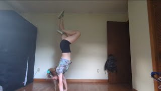 Handstand Practice Day 223366 Round 4 [upl. by Anij440]