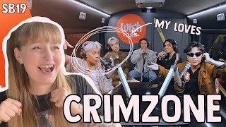 SB19 crimzome wish bus amp live choreography performance reaction [upl. by Kegan]