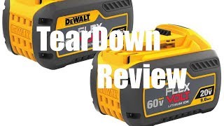 DeWalt FlexVolt Battery teardown review how to get 60v [upl. by Aliab]