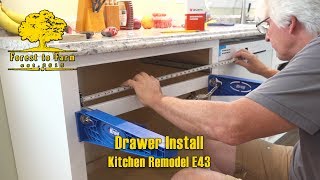 Kreg Kitchen Drawer Install  Kitchen Remodel E43 [upl. by Hecklau132]