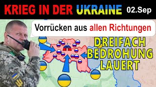 02SEPTEMBER Ukrainer ERÖFFNEN NEUE ANGRIFFSACHSEN in Kursk  UkraineKrieg [upl. by Plante]