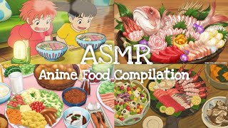 40minutes Anime aesthetic food compilation ASMR GhibliMovies Aestheticfood SatisfyingAnimeFood [upl. by Edik]