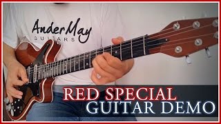 AnderMay Guitars Queen Brian May´s Red Special Guitar Replica 2011 Demo by Dani Marcos [upl. by Shurlocke]