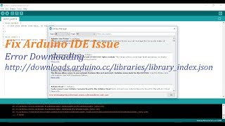 How To Fix Arduino IDE Additional Library Installation Error [upl. by Naillik670]