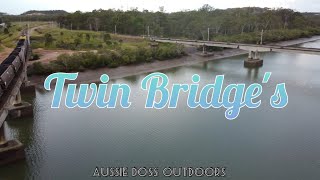 Land Based Fishing Twin Bridges Gladstone Queensland S2E08 [upl. by Nnayllas]