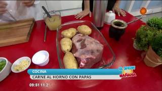 Carne al horno con papas [upl. by Waverly]