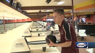 Bowler delivers 1st for Goffstown High [upl. by Aneled334]