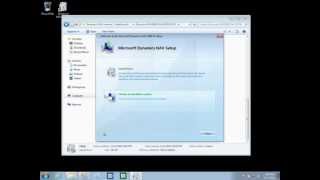 Microsoft Dynamics NAV 2009  Installing the Service Tier [upl. by Gar]