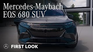 2024 MercedesBenz Maybach EQS 680 SUV ‘First Look’ [upl. by Gladdy]