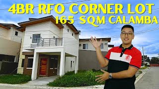 SOLD RARE RFO CORNER 4BR House for Sale in Calamba Laguna • Sentrina Calamba  House Tour 2023 [upl. by Einhorn]