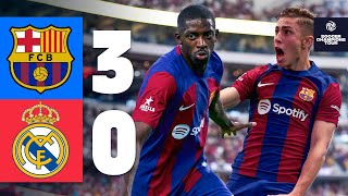 💥 HIGHLIGHTS I BARÇA 30 REAL MADRID 💥 EL CLÁSICO [upl. by Anrehs]