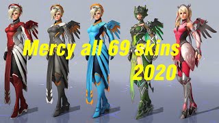 Mercy all skins 2020 Timestamps on the description [upl. by Melesa486]