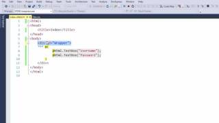 ASPNET CSS Style Div Tag [upl. by Odradlig]