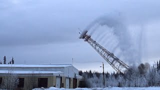 Radio Tower Demolition Compilation [upl. by Aztilem939]