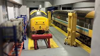 Direct rail services Millers Green TMD Model Railway [upl. by Sugirdor180]