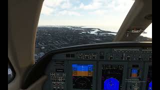 Microsoft Flight Simulator cessna cj4 landing keyw [upl. by Hauger452]