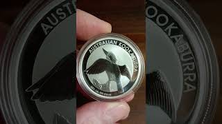 2011 Australian Kookaburra silver one ounce coin kookaburra silvercoins viralvideo birds fly [upl. by Cosenza380]