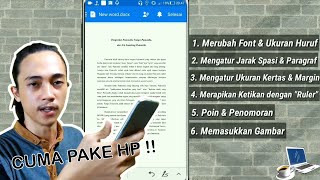 Mengerjakan Tugas SekolahKampusKantor hanya menggunakan HP  Aplikasi Office Terbaik di Android [upl. by Tremann667]