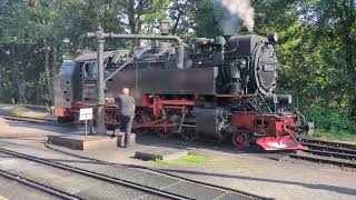 Steam train to the quotBrockenquot Mountain in Germany [upl. by Marcia]