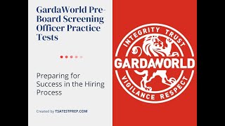 GardaWorld PreBoarding Screening Officer Practice Test Prep [upl. by Akemal685]