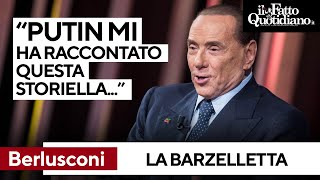 Berlusconi racconta una barzelletta di Putin imbarazzo in sala [upl. by Durwin]