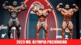 2023 Mr Olympia Top 3 Bodybuilding Prejudging Derek Hadi and Samson [upl. by Namyaw999]