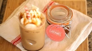 Salted Caramel Syrup for Coffee Recipe  Kin Community [upl. by Garvy666]