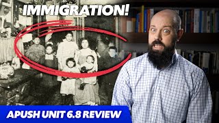 IMMIGRATION and MIGRATION in the Gilded Age APUSH Review Unit 6 Topic 8 Period 6 18651898 [upl. by Cain305]