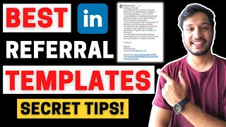 Best template to get referral for Job  How to get referral on LinkedIn LinkedIn Tips Kushal Vijay [upl. by Abrahan]