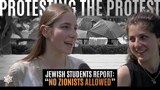 Jewish Students at Columbia Report quotNo Zionists Allowedquot [upl. by Ellehc]