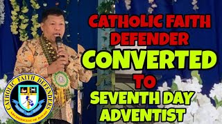 CATHOLIC FAITH DEFENDER  ROBERT GOYO  CONVERSION STORY TO ADVENTIST [upl. by Auhs]