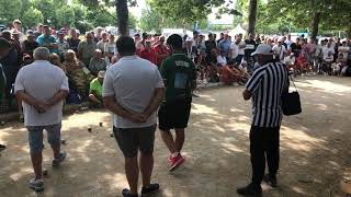 Mondial La Marseillaise à pétanque 2021  8e de finale  meilleurs points partie Quintais [upl. by Alcott42]