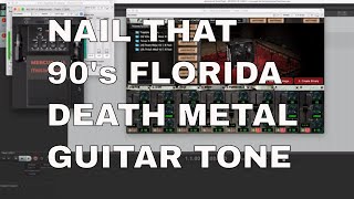 How to Get that Early 90s Florida Death Metal Guitar Tone  TRVE Cab [upl. by Gustafsson]