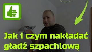 Jak kłaść gładź szpachlową  czym nakładać gładź [upl. by Swartz]