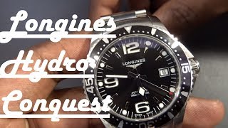 Longines Hydroconquest 39mm Review [upl. by Lumpkin64]