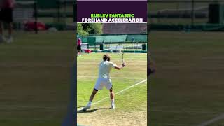 RUBLEV FANTASTIC FOREHAND ACCELERATION tennis shorts [upl. by Raseac]