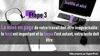 Comment réaliser son rapport de stage en 5 étapes [upl. by Midas]