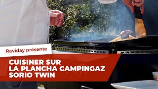 Cuisiner sur la plancha à gaz Campingaz Sorio Twin [upl. by Pius894]