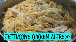 Easy Chicken Fettuccine Alfredo  HOW TO MAKE [upl. by Beedon]