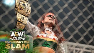 Thunder Rosa is the New AEW Womens Champion  St Patricks Day Slam 31622 [upl. by Oicor303]