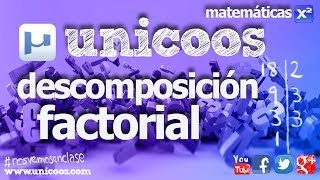 Descomposicion factorial SECUNDARIA 1ºESO matematicas mcm factores primos [upl. by Placeeda916]