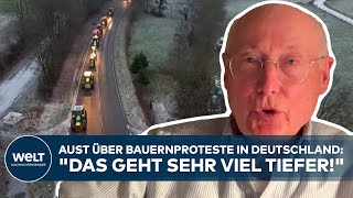 STEFAN AUST ÜBER BAUERNPROTESTE quotDas geht sehr viel tieferquot  WELT Meinung [upl. by Anahtor514]