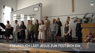 Freundlich lädt Jesus zum Fest dich ein [upl. by Inhsor477]