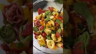 Italian Tortellini Pasta Salad [upl. by Ymmit]