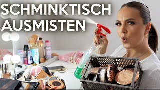 Entmüllen putzen amp neu sortieren  Schminktisch Transformation [upl. by Green]