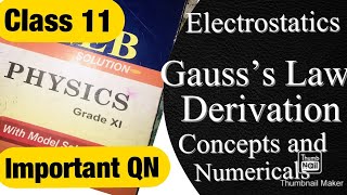 Gauss’s Law and its Derivation to determine Electric Field Intensity due to a line charge [upl. by Reese]